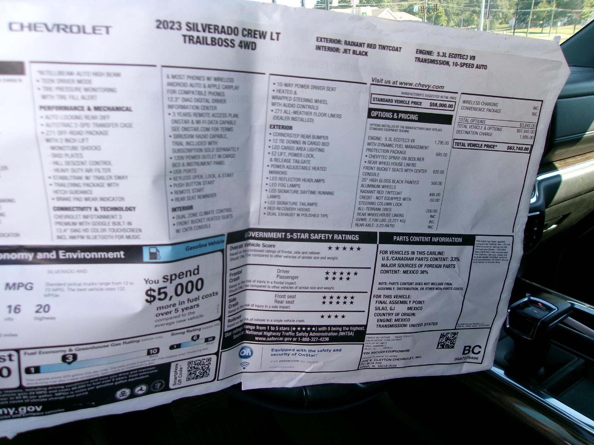 2023 Chevrolet Silverado 1500 LT Trail Boss