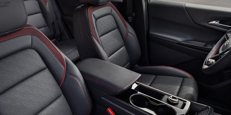 Chevrolet Equinox interior with sporty seats,